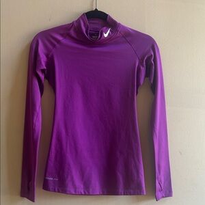 Nike Women's Vibrant Purple Long Sleeve Tee